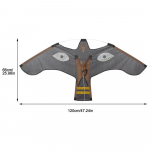Emulation Flying Hawk Kite lindude peletaja Drive Bird Kite linnut&otilde;rjevahend Garden Scarecrow Yardi linnut&otilde;rjevahendi jaoks