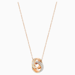Swarovski 5240525 Further Ripats, Valge, Roosakuldse Tooniga Pinnatud kuld