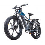 KIMDYMA K03 26 Elektrijalgratas - 48V20AH, Kahekordne mootor 2000W, 4.0 Paksude rehvidega Elektrijalgratas, 55KM/H, H&uuml;drauliline pidur, Kahekordse amordiga Maastiku E-jalgratas sinine