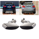 Roostevabast terasest v&auml;ljalasketoru kate BMW X6 E71 jaoks Car Exhaust Pipe gray