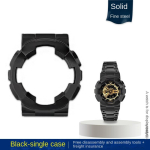 Muudetud kuldne korpus ja raam metallist rihmakomplekt Casio G-SHOCK Black Samurai GA-110GB GA100 GA120 jaoks Roostevabast terasest kellarihm For GA-110 100 120 black
