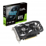 ASUS Dual GeForce RTX 3050 OC Edition 6GB GDDR6 videokaart Jaotatud / DUAL-RTX3050-O6G (Ametlikult Jaapan) must