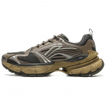Li Ning Cushioning Abrasion Resistant Breathable Low top Casual Shoes Men's Tree Gray Brown Obsidian Gray AGCV243-4 40
