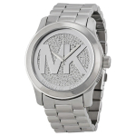 Michael Kors Sofie Kristall Roosa Kuldse Tooniga Roostevabast Terasest Naiste K&auml;ekell MK5544 valge