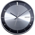 SEIKO Kvartsliikumine Metallist Seinakell Unisex H&otilde;bedane QXA840S Silver Dial