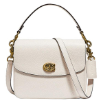 Coach Cassie 19 C Pandlaga Klapp Kividest Nahast Messengeri Kott Naiste kotid Valge 88346-B4HA Basic Set (Bag+Dust Bag)