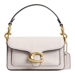 Coach Tabby 12 Klassikaline C-logo &Uuml;lemine k&auml;epide Nahast Crossbody &Otilde;lakott Mini Kott Naiste kotid Kriidivalge CN731-B4HA Basic Set (Bag+Dust Bag)