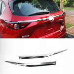 Mazda Cx5 Cx-5 KF 2017 18 19 20 21 jaoks S&uuml;sinikust Tagumine Pagasiruumi Kaane Kate Tagaluugi Pagasiruumi Tagaluugi Kaitse Liistude Riba Sisekate ABS chrome