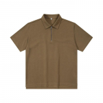 Meeste polo s&auml;rgid Pol&uuml;ester Puuvill T&otilde;mblukuga &Uuml;hev&auml;rvilised L&uuml;hikeste varrukatega T-s&auml;rk Suvine Lahtine Vabaaja Topid Klassikaline Retro S&auml;rk 3XL roheline