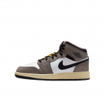 Air Jordan 1 Mid SE GS Valge Koobakivi Tume V&auml;&auml;vel&otilde;li Hall HQ2014-100 38.5