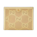 Gucci Ophidia Super Double G T&otilde;mblukuga L&otilde;petusega L&otilde;uendist ja Nahast K&auml;ekott Naistele Beež/Kollane Basic+Dust Bag kollane/beež