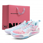 Li Ning Speed 9 Slip Resistant, Abrasion Resistant, Rebound Low top Basketball Shoes Men's Light Blue ABPT001-6(Team1053-BOX) 39.5