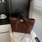 Suede kott naistele suur mahutavus s&uuml;gis-talvine messenger kott retro kaasaskantav t&ouml;&ouml;le k&auml;iv tote kott