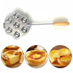 7 ava muna-tartide valmistamise masin vorm alumiiniumisulamist koogivorm k&uuml;psetusvormid vormialus cupcake'ide/muffinide/k&uuml;psiste/pirukate/pudingi jaoks h&otilde;be