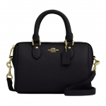 Coach Rowan 18 T&auml;hekujuline Logo Reguleeritava Eemaldatava &Otilde;larihma ja Crossbody Funktsiooniga K&auml;ekott Naistele Must CW328-IMBLK Basic Set (Bag+Dust Bag)