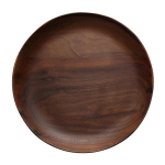 Dia 15cm 20cm Puidust Taldrik Premium Must P&auml;hklipuu Puidust Taldrik Lauan&otilde;ud &Uuml;mmargune Koogialus Suupiste Magustoidu Serveerimistaldrik Puidust Tarvikud Kvaliteet 1 Piece Dia 15cm brown