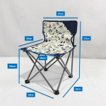 Sinine ja valge keraamika kokkupandav tool Tugitool &Uuml;hes t&uuml;kis tool Rannatool Kalastustool Vaba aeg Telkimine Kaasaskantav