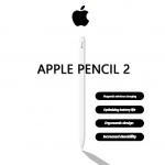 Apple pliiats (2. p&otilde;lvkond) valge pliiats uus Apple Pencil 2 valge