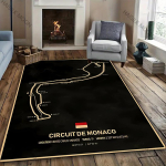 F1 Imola Monaco Radas&otilde;idurada Tr&uuml;kitud Nelja Hooaja Vaip Toa Diivani jaoks, Vormel 1 Mootorispordi Teemaline Dekoreerimismatt V&otilde;idus&otilde;iduarmastaja Vaip 80cmx120cm