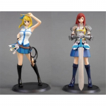 Anime Fairy Tail Lucy Heartfilia Gray Fullbuster Erza Scarlet Etherious Natsu Dragneel PVC tegevuskujud Kuju Mudel M&auml;nguasjad Nukk