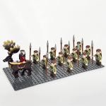 13tk/partii Tume Kuningas Sauron Angmar Orkidest ja Uruk Hai Elfi Vibumehed Armee Minifiguurid Relvadega Ehitusklotsid M&auml;nguasjad