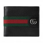 Gucci Ophidia Logoga Kahekordne Nahast ja Kangast Rahakott Meeste rahakott Must 834271-AAE1A-1042 Printed,Basic Set (Bag+Dust Bag)