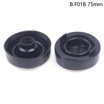 2 tk Universaalne Auto Esitulede Pirni Tolmukate Pehmest Kummist LED Esituledele HID Xenon Lambile Sisem&otilde;&otilde;t 70/75/80/85mm Ava 20mm B black