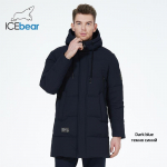 ICEbear 2025 Talvejoped meestele Vabaaja puuvillane mantel Keskmise pikkusega Puhvpargad 46
