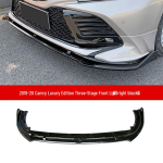 Toyota Camry (2018-2020) Luksuslik esispoiler ja kokkup&otilde;rkevastane kaitseraud, kolmeosaline. matt must v&auml;rv