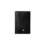 Montblanc Meisterst&uuml;ck Kahekordne Kortsusnahast Visiitkaardihoidja Rahakott Meeste rahakott Must 14108 Basic Set (Bag+Dust Bag)