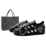 Adidas Originals Superstar 2 Nahast Madalad Rula Kingad Unisex Must H&otilde;bedane JI0079(Team1284- S) 43⅓ gray