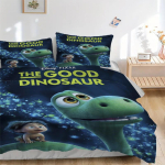 3 tk The Good Dinosaur tr&uuml;kitud tekikott pehme ja mugav tekikate magamistuppa, k&uuml;lalistuppa ja &uuml;hiselamusse dekoratiivne voodipesukomplekt S073 135x200cm black