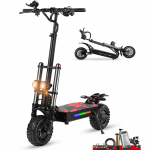 BOYUEDA S3 Elektriroller 6000W Kahemootoriline 60V 38AH Liitiumaku Maastikurollerid Elektriline 11-tolline Linna Kokkupandav Elektriroller 6000W Dual motor 60V38AH