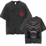 ELADIO CARRIN DON KBRN MAAILMATUUR Vintage Pesitud T-s&auml;rgid Meeste Hip Hop Gooti Mood L&uuml;hikeste Varrukatega T-s&auml;rk Yk Streetwear S