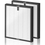 HY4866 &Otilde;hupuhasti Asendusfilter HY4866 ja HY4866WF &Otilde;hupuhastajatele, T&otilde;eline HEPA Filter &Uuml;hilduv MORENTO HY4866 &Otilde;hupuhastajaga, 2 tk 2-Pack valge