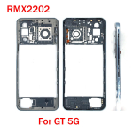 Realme GT 5G RMX2202 keskmine raam korpuse raam k&uuml;lgraam silver no button