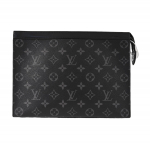 [Kasutatud] Louis Vuitton Pochette Voyage MM 'Must Monogram Eclipse L&otilde;uend' - V&auml;ga Hea #15SPNUQ ONE SIZE