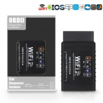 OBD2 WIFI ELM327 V 1.5 Skanner iPhone IOS /Android Auto jaoks OBDII OBD 2 ODB II ELM 327 V1.5 WI-FI Koodilugeja Diagnostikavahend must