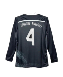 14-15 Kuninglik Ma Must Draakon S&auml;rk C Robert Benzema Ramos J Luo Jalgpallikost&uuml;&uuml;m Trend Retro stiil M black