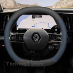 ZAJ3 Nahast Auto Roolikate Renault 5 e-tech 2024-2026 Autostiilis Automaatne Rooliratas Renault 5 e-tech 2025 Tarvikud