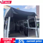 Tagumise kaheosalise ukse varikatus Ram Promasteri, Fiat Ducato, Peugeot Boxeri, Iveco Daily ja VW T4, T5, T6 matkaautodele Lihtne paigaldada
