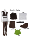 Koletis Shrek cosplay kost&uuml;&uuml;m Shrek cosplay Halloweeni cosplay kost&uuml;&uuml;m XL&Other black