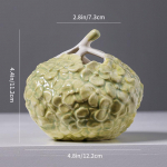 Prantsuse reljeefne hortensia vaas Keraamilised kaunistused V&auml;rske elutuba Veinikapp Lauaplaat H&uuml;dropoonika Lillekimp Ikebana