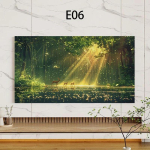 47/48/50/52/55/58/60/65 tolline Teleri Kate Tolmukindel Kate Maastikupildiga Elastne Kodumajapidamise LCD-ekraani Kaitsekate 47-48 inch brown