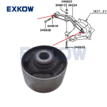 Tagadiferentsiaali kinnituspuks Mitsubishi Pajero Montero 3 4 III IV V60 V70 V80 V90 2000-2020 jaoks MR374677 3517A006 3517A027 1X MR374677 black