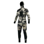 Meeste Naiste Kamuflaaž Neopreeni M&auml;rgkost&uuml;&uuml;m Sukeldumine Snorgeldamine Spearfishing Termokaitse 1.5-7mm BSCI Sertifitseeritud Large gray