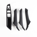 Siseukse sisek&auml;epide F10 F11 F18 BMW 5. seeria k&auml;etoe t&otilde;mbekate 7-osaline komplekt 51417225875 51417261933 51417225879 7pcs black
