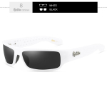 GCOTX Trendikas Br&auml;nd Luksuslikud Polariseeritud P&auml;ikeseprillid Chicano Mootorratturite G&auml;ngi Stiil Hip-hop Mood L&auml;&auml;neranniku Meeste P&auml;ikeseprillid G283 Only sunglasses