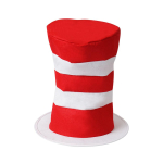 dr. Seussi Kassi M&uuml;tsis Cosplay Kost&uuml;&uuml;mi Tarvikud Naistele Meestele T&auml;iskasvanutele Halloweeni J&otilde;ulude S&uuml;nnip&auml;eva Peo M&uuml;tsid Lava Rekvisiit one size