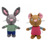 2 tk Pip ja Posy pehmed m&auml;nguasjad, pehme t&auml;idisloom, k&uuml;&uuml;lik, hiir, pehmed nukud, s&uuml;nnip&auml;evakingitus lastele, poistele, t&uuml;drukutele
